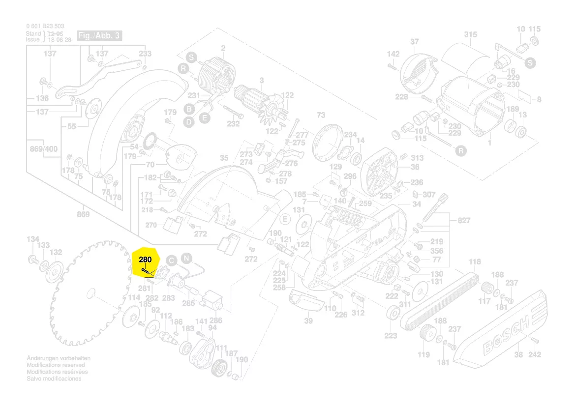 vis M4 x 20mm réf. 1 609 902 494 BOSCH